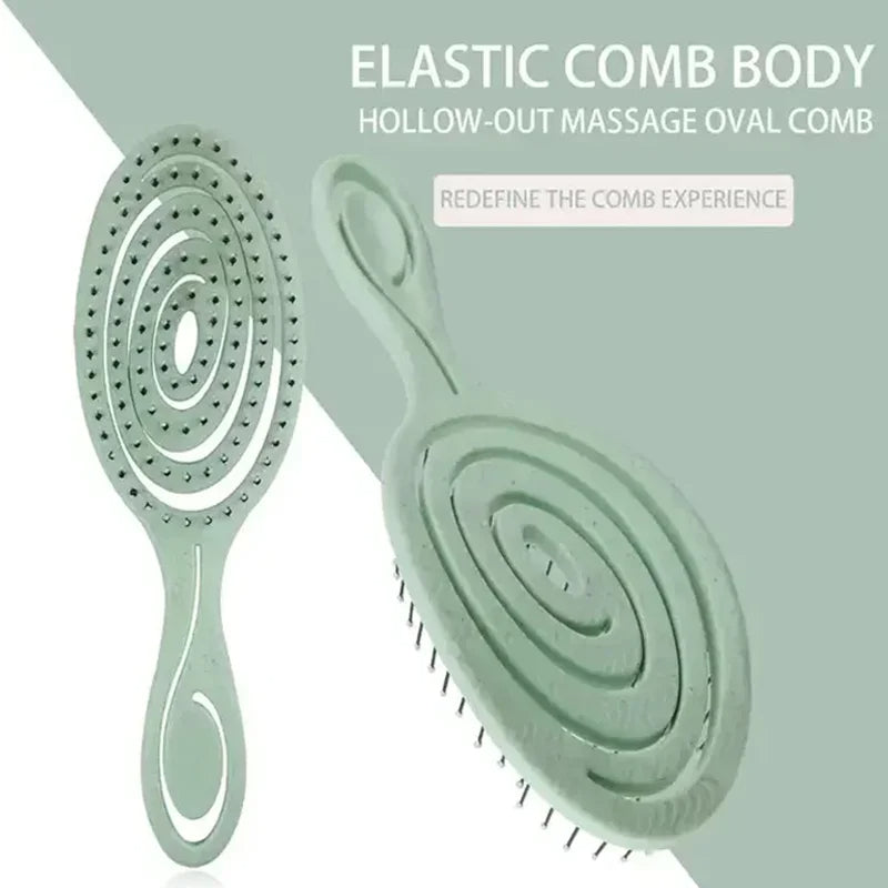 Multifunctional Curling, Styling & Detangling Hair Brush