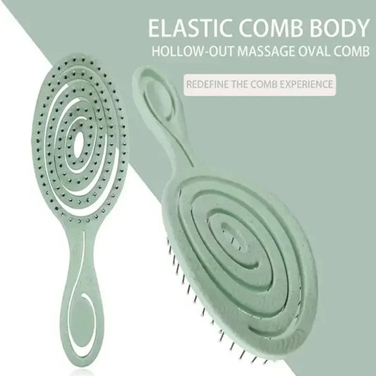 Multifunctional Curling, Styling & Detangling Hair Brush