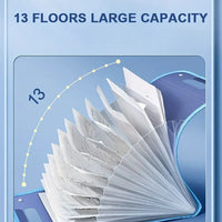 13-Pocket,Portable,Durable File Bag Organizer