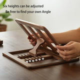 Foldable Wooden Notebook Stand