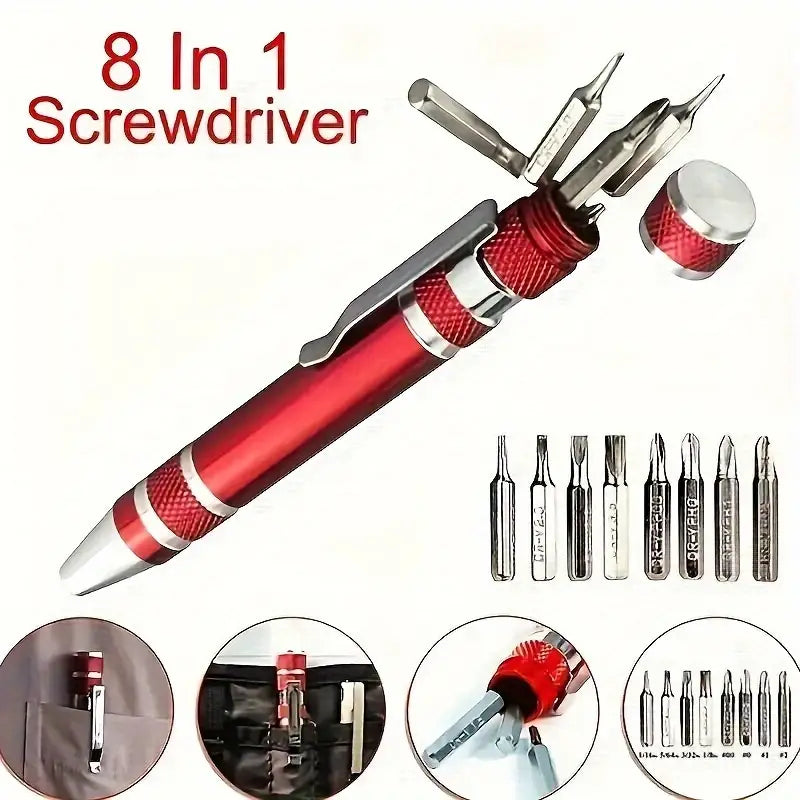 8-in-1 Magnetic Multi-Tool Screwdriver