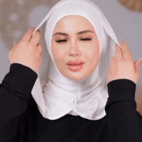Easy Slip-On Hijab with Hood