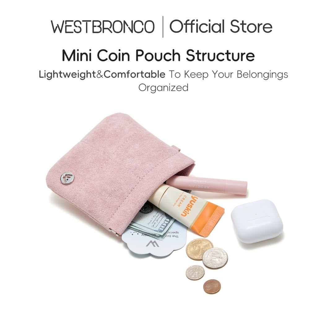 Luxury Suede Mini Wallet