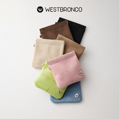 Luxury Suede Mini Wallet