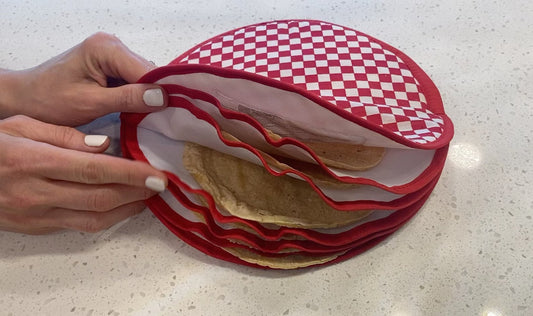 Ezee Heat 6-Pocket Microwave Tortilla Warmer