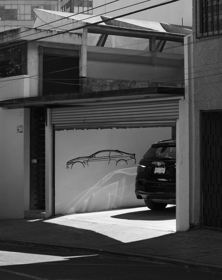Metal Car Wall Art Garage Decor