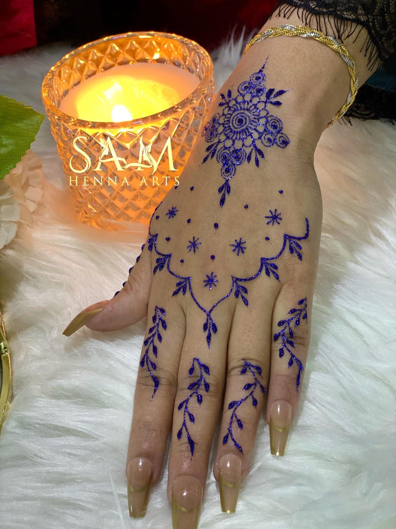 Glitter Mehndi
