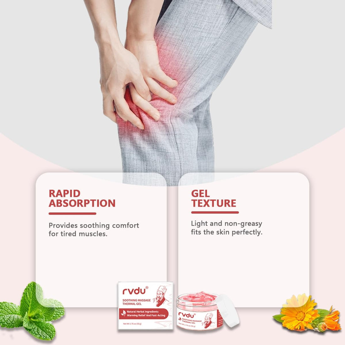 RVDU Herbal Warm Therapy Gel