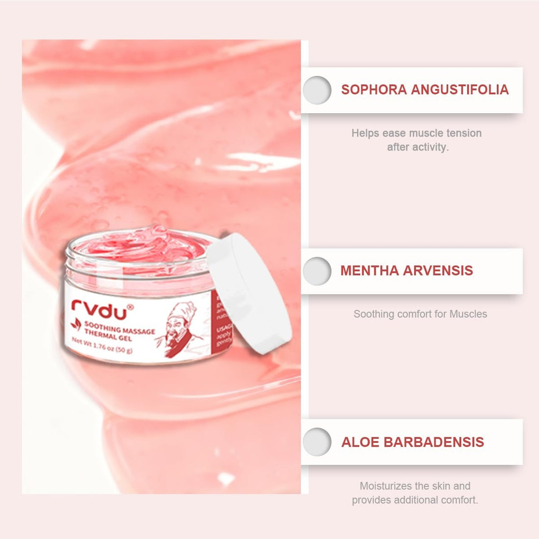 RVDU Herbal Warm Therapy Gel
