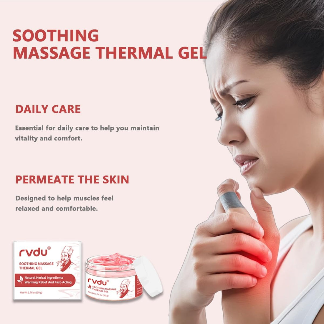 RVDU Herbal Warm Therapy Gel