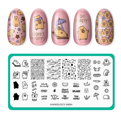 Reuseable Magic Nail Art Stamper