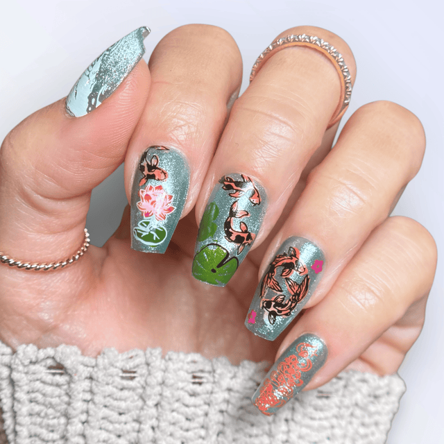 Reuseable Magic Nail Art Stamper