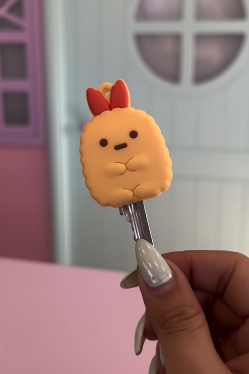Orange Bear with Red Bow - Ultra Clear
