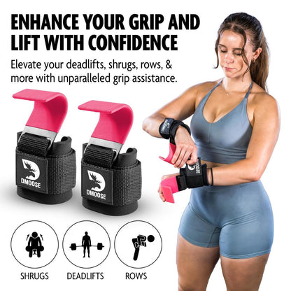Exercise Weightlifting Wrist Hooks