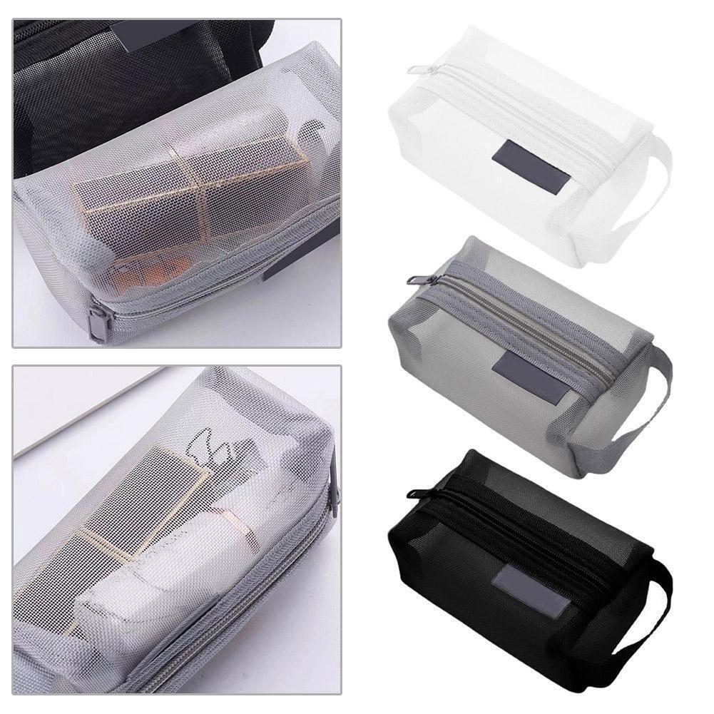 3pcs Portable Square Mesh Storage Bag