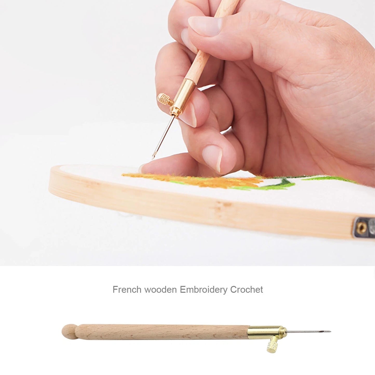 Hand Embroidery Hook For Beading & Stitching