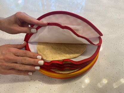 Ezee Heat 6-Pocket Microwave Tortilla Warmer