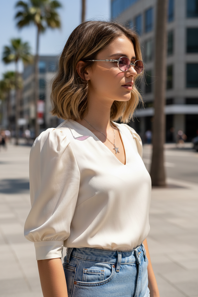 Side profile sunglasses