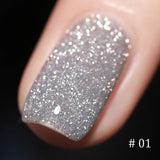 Glitter Crushed Rhinestones Nail Gel Polish